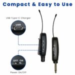 Xtreme Acoustics XAWLSAX01 UHF Wireless Saxophone Condenser Microphone System, Clip-on Pick up Instrument Mic for Sax, Dhol, Trumpet, Horns with Noise Cancellation - Image 4