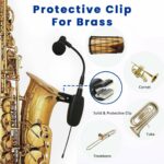 Xtreme Acoustics XAWLSAX01 UHF Wireless Saxophone Condenser Microphone System, Clip-on Pick up Instrument Mic for Sax, Dhol, Trumpet, Horns with Noise Cancellation - Image 6