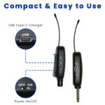 Xtreme Acoustics XAWLSAX01 UHF Wireless Saxophone Condenser Microphone - Image 4